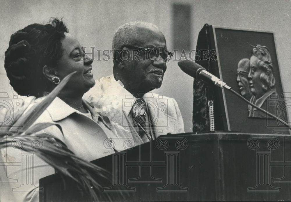 1977 Gallery of Distinguished Citizens - Mr. and Mrs. A.G. Gaston - Historic Images