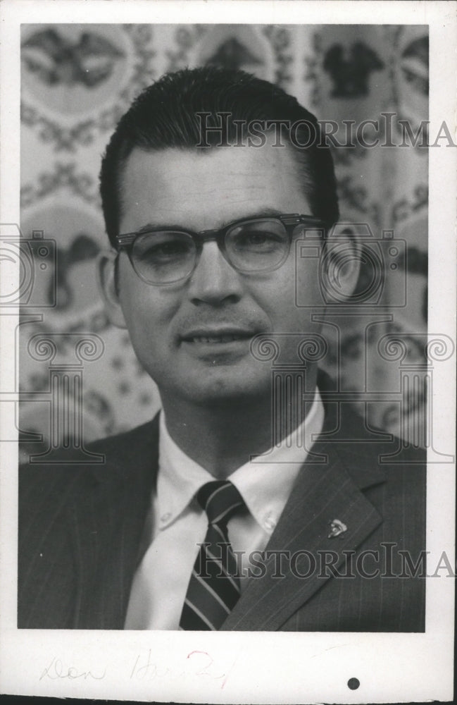 1970 Press Photo Candidate Don Horne, president of Alabama Jaycees - abna31710 - Historic Images