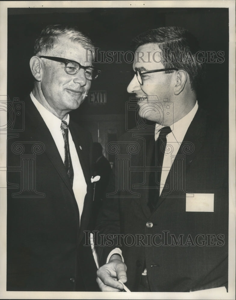 1965 Press Photo John (Buck) Jenkins of Veterans of Foreign Wars, Ben Franklin - Historic Images