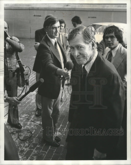 1977 Press Photo Federal Judge Frank Johnson after announcement - abna31956 - Historic Images