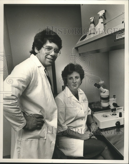 1986 Doctor Alan Trounson and Doctor Kathryn Honea, Alabama - Historic Images