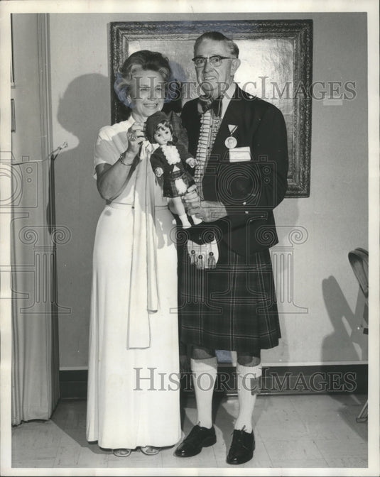 1976, Mr. and Mrs. Dick Kennedy, President of Saint Andrew's Society - Historic Images