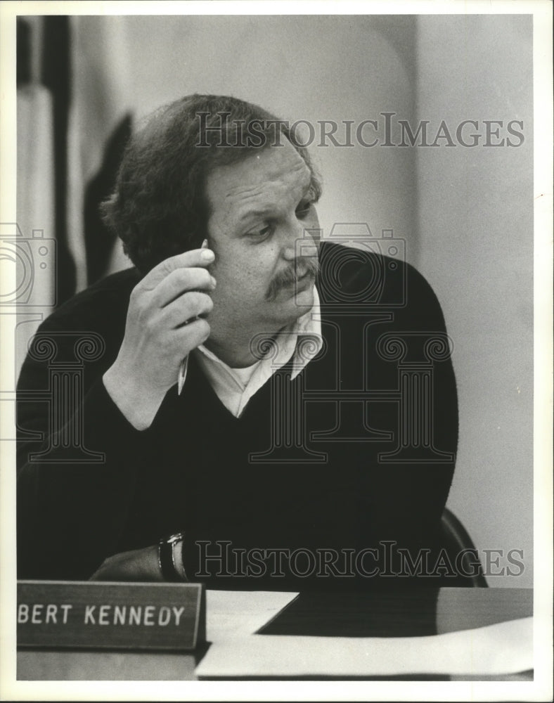 1980 Press Photo Robert F. Kennedy Junior, Candidate of Tarrant City Council - Historic Images