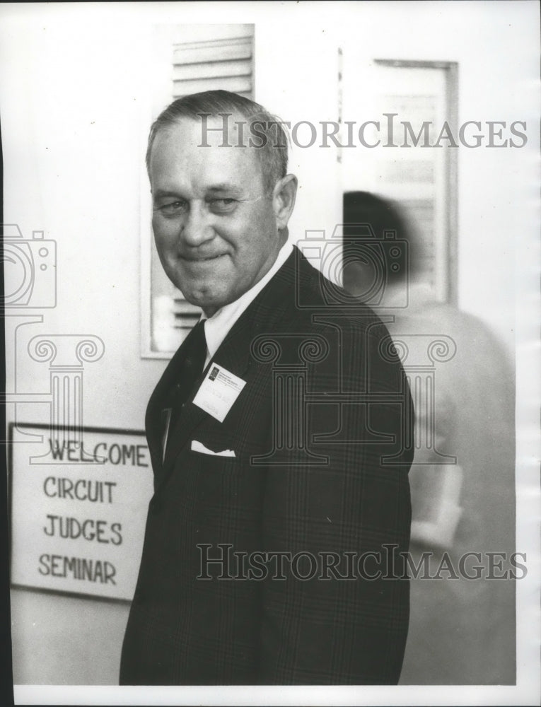 1970 Press Photo Thomas E. Huey, Junior, Circuit Judge - abna32129 - Historic Images