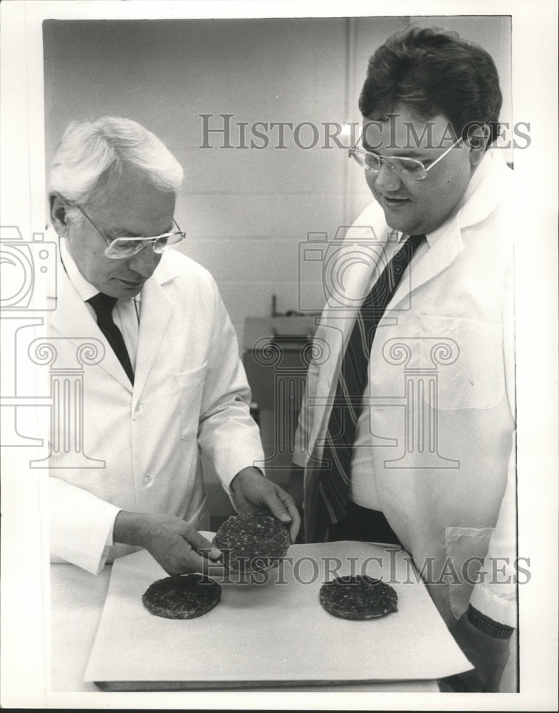 1991 Doctor Dale Huffman and Russ Egbert, Auburn University - Historic Images