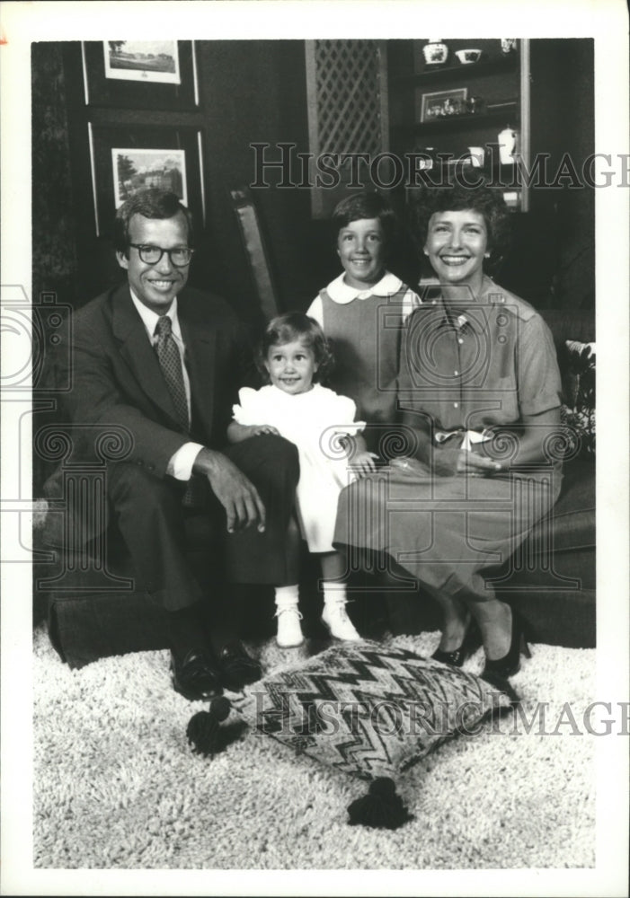 1981, Doctor and Mrs. Benjamin H. Johnson, III, Physician, Children - Historic Images