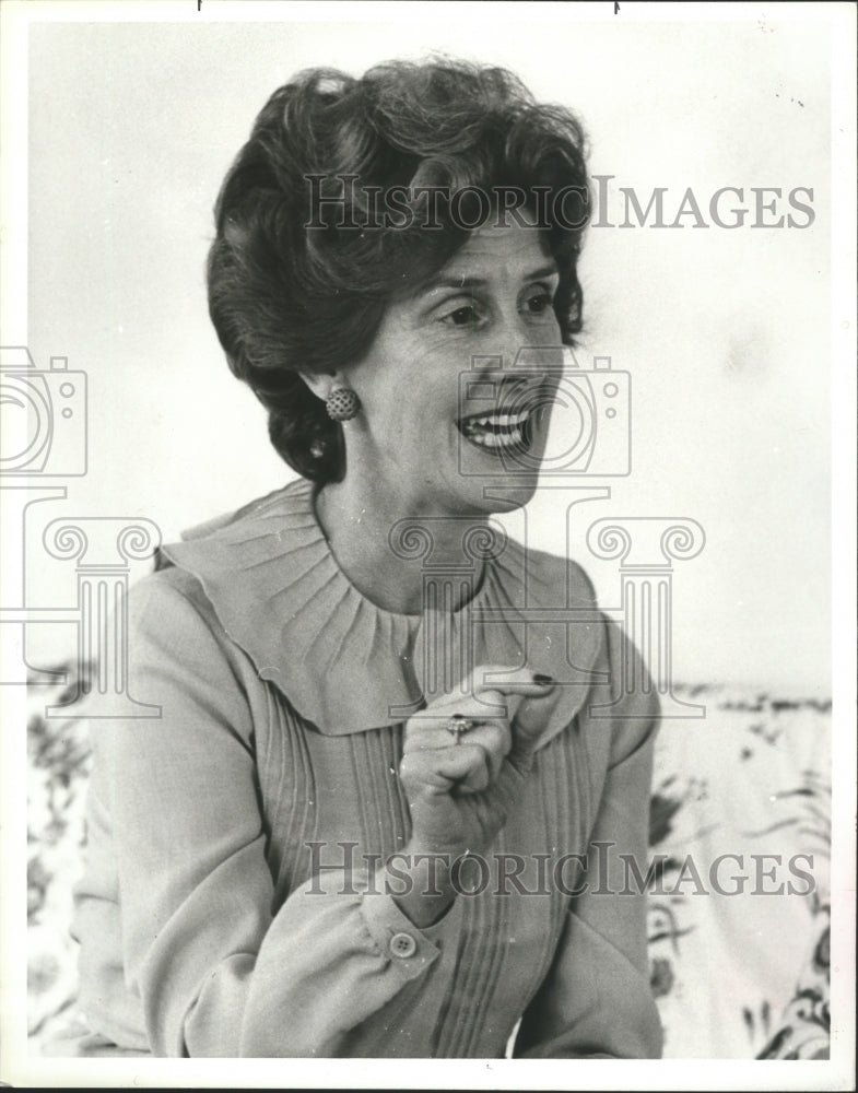 1981 Mrs. Bobbie James, Wife of Alabama Governor - Historic Images