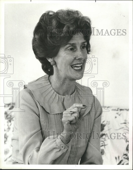 1981 Mrs. Bobbie James, Wife of Alabama Governor - Historic Images