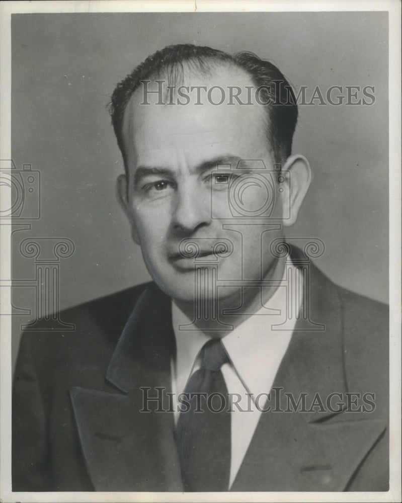 1959 Press Photo W. D. Kendrick, President of the Jefferson County Commission - Historic Images