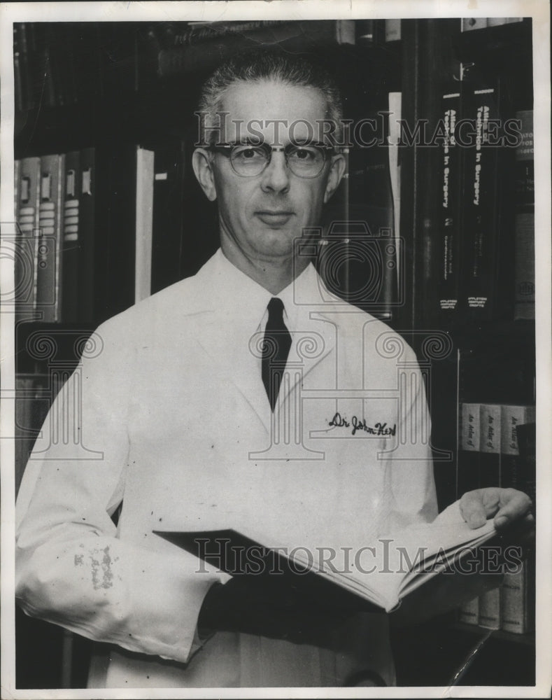 1967 Press Photo University of Alabama - Dr. John Kirklin, Medical Center - Historic Images