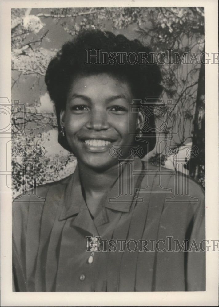 1987, Ensley High School student Wendy Rychelle Hill - abna32382 - Historic Images