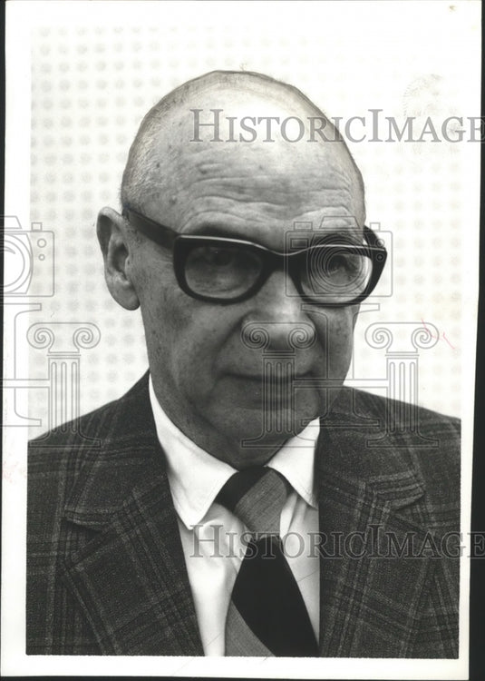 1970, Cecil R. Jobe of Weather Bureau - abna32384 - Historic Images