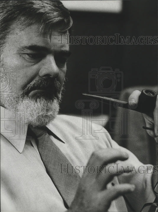 1981, John Hunt, Jefferson County School Superintendent, Alabama - Historic Images