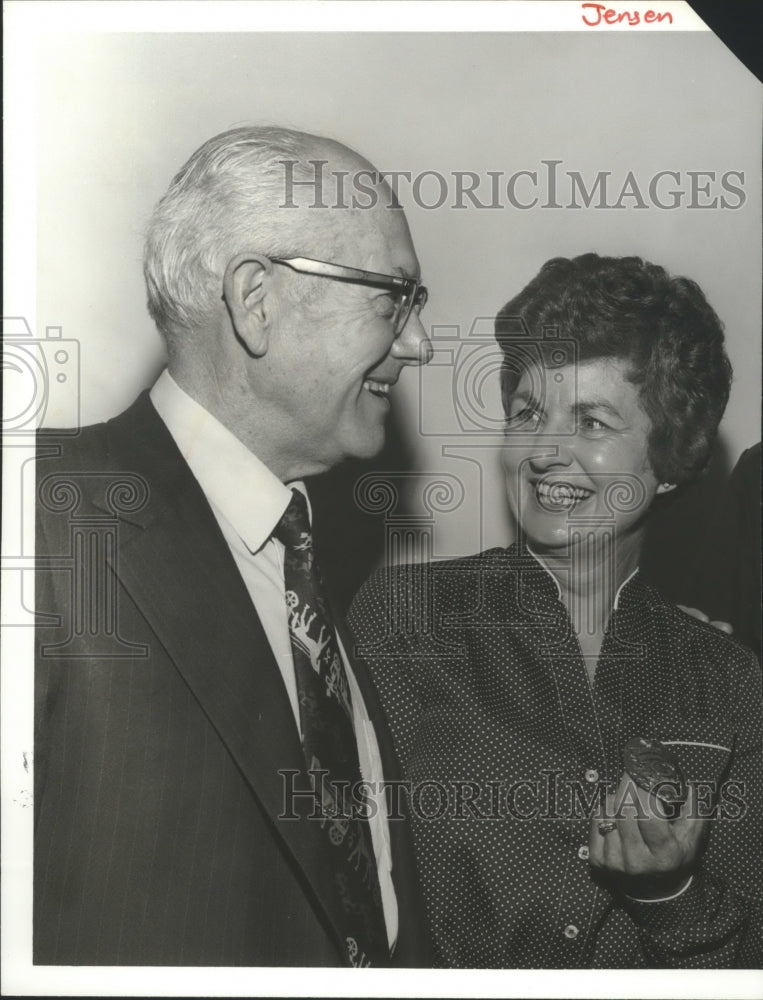1981, Betty Jensen of the Birmingham Police Department with Man - Historic Images