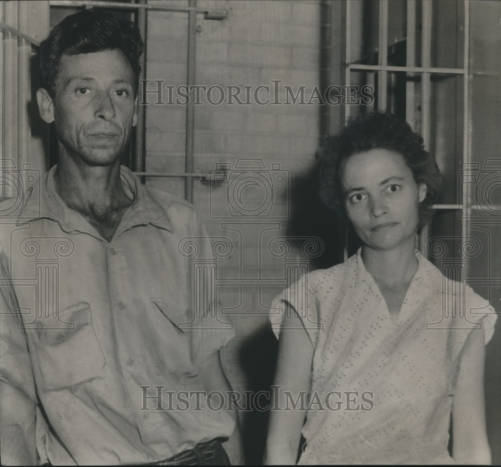 1960 Press Photo Wilsonville, Alabama Brother and Sister Charged in Murder - Historic Images