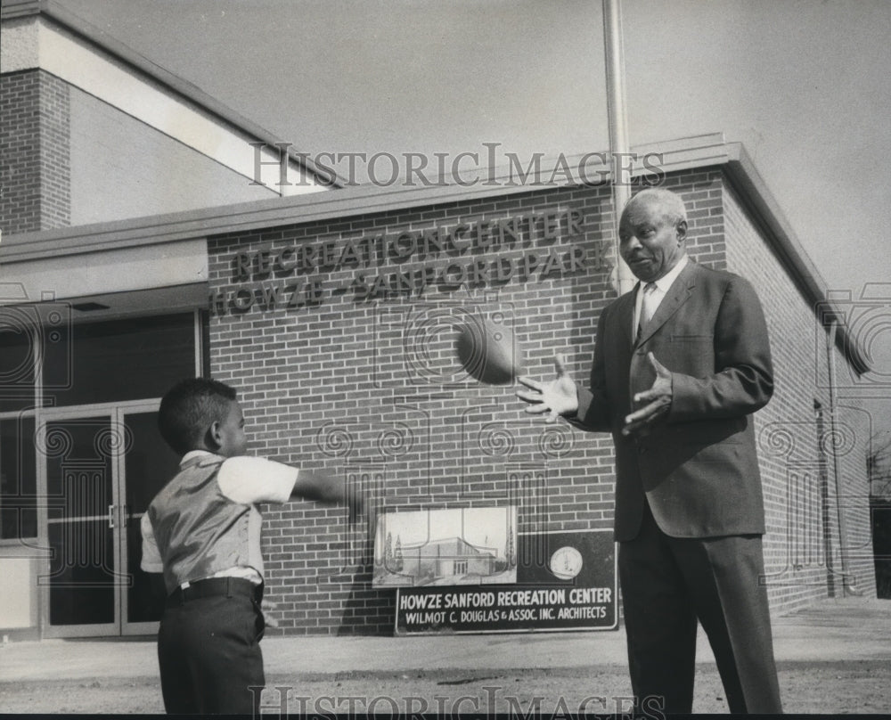 Boaz Howze and Morris Perry, 3, Have Fun at Nw Rec Center, Alabama - Historic Images