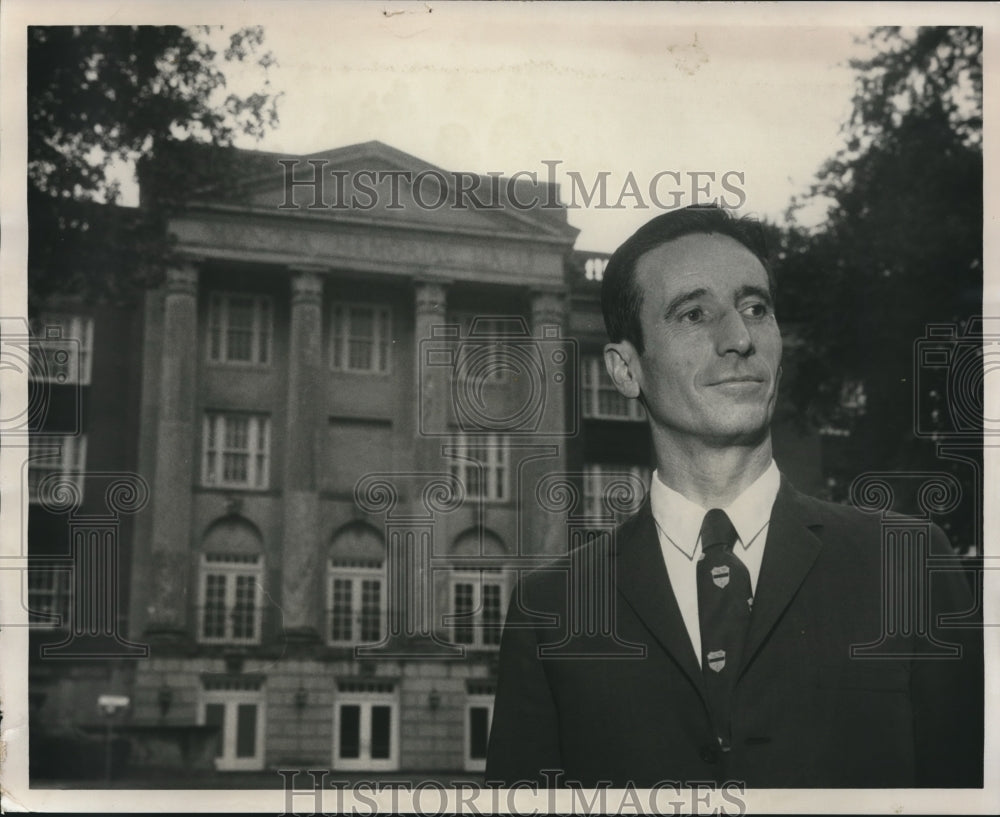 1969 Press Photo Birmingham Southern College - Dr. Charles F. Hounshell - Historic Images