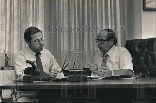 1983, W.J. Huges, Vulcan Life; D.J. Noble, Statesmen Group - Historic Images