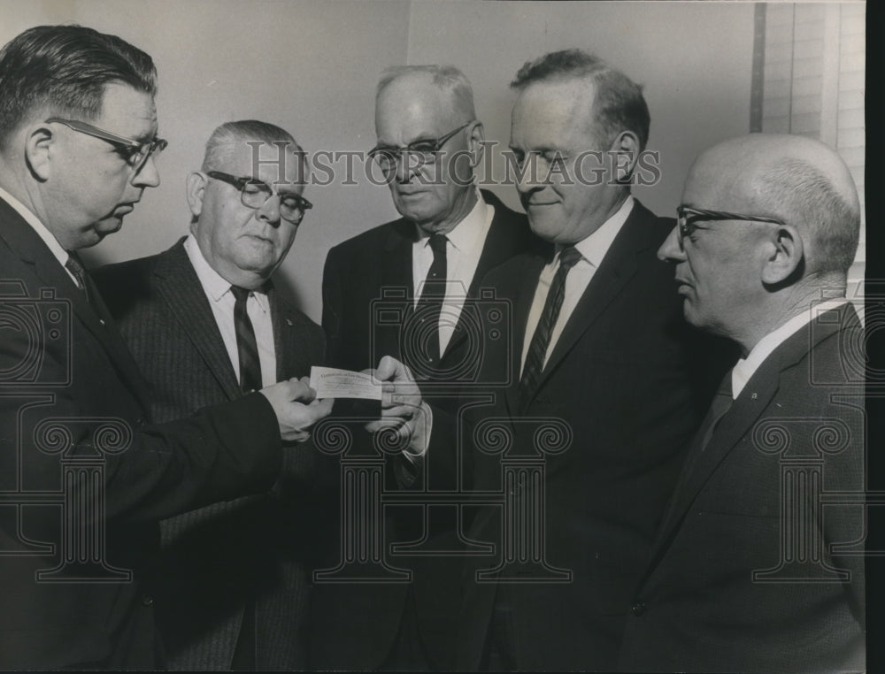 1964 Press Photo Woodlawn Masonic Lodge - George Huddleston Jr., Others - Historic Images