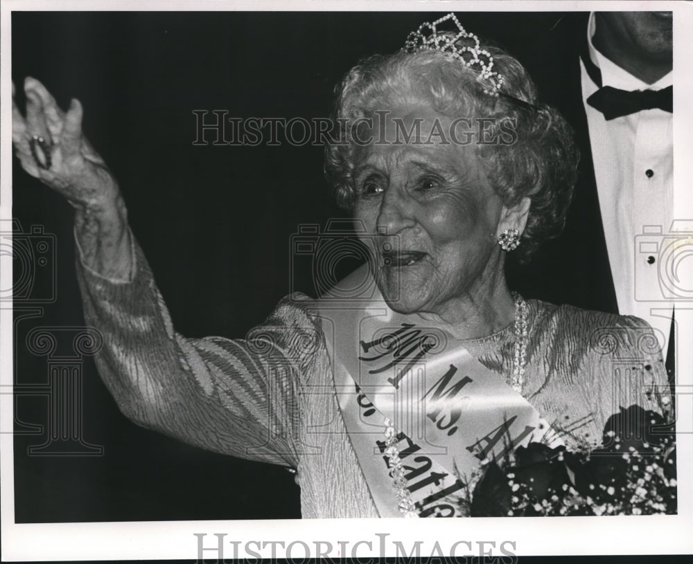 1991, Ms. Alabama Nursing Home - Elizabeth Bess Hollis, Hatley Center - Historic Images