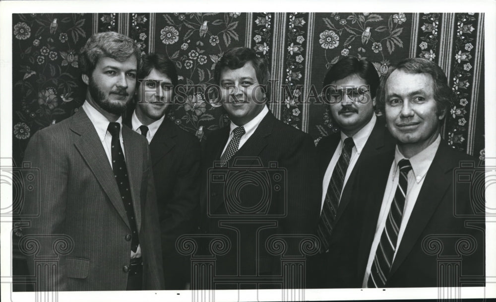 1982, Hoover Chamber of Commerce officers at banquet - abna32738 - Historic Images