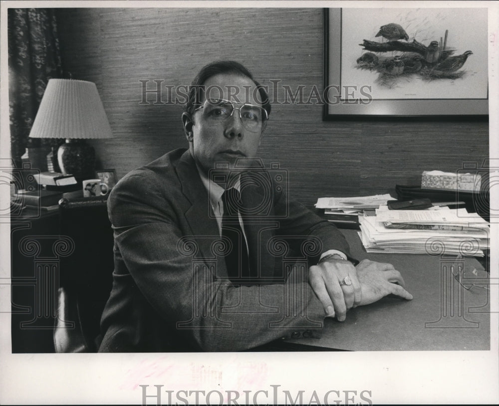 1988 James G. Holbrook Junior, chairman, First Birmingham Securities - Historic Images