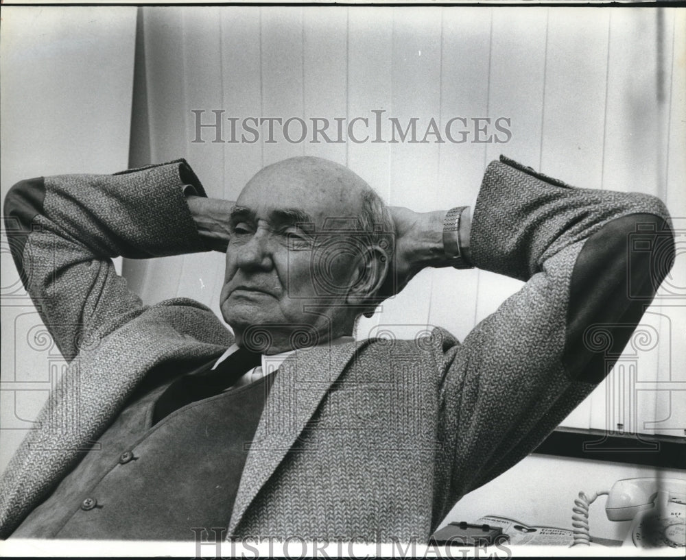 1980 Press Photo Thad Holt, Alabama Savings Bond Commissioner - abna32784 - Historic Images