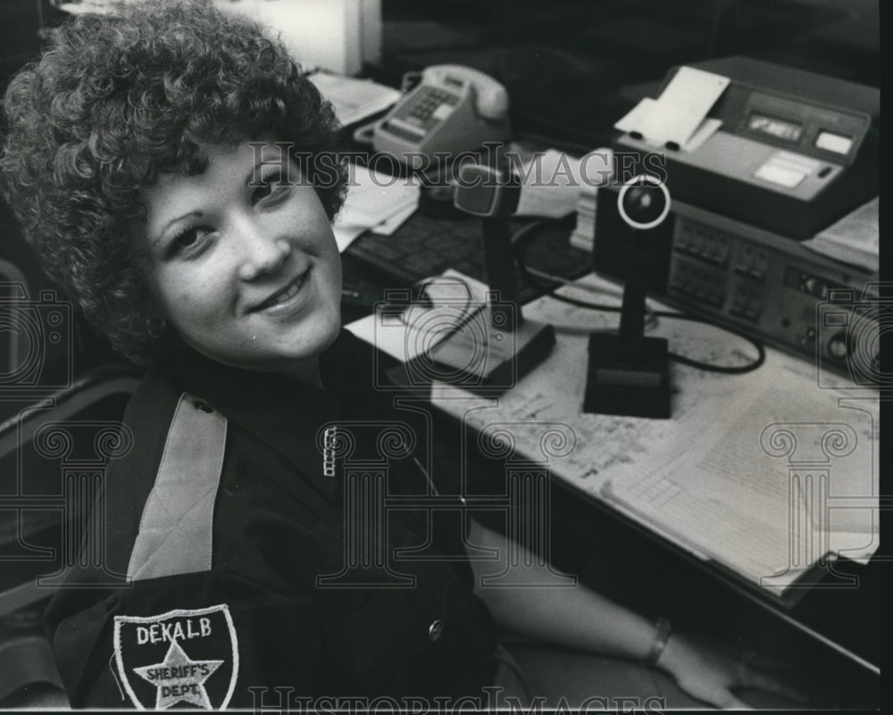 1976 Press Photo Janice Killian, DeKalb County, Alabama Deputy Sheriff - Historic Images