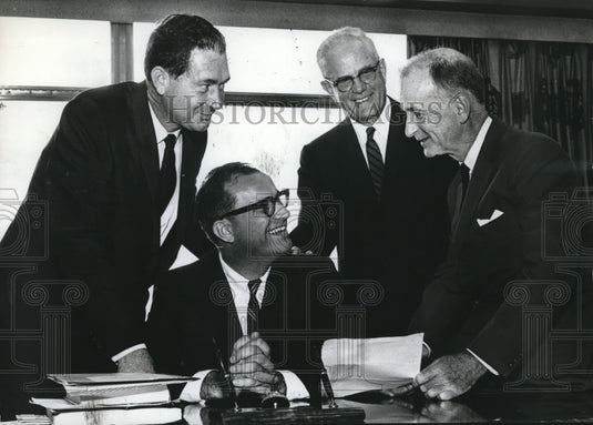 1966, Salvation Army Receives Big Pledge From U.S. Steel, Alabama - Historic Images