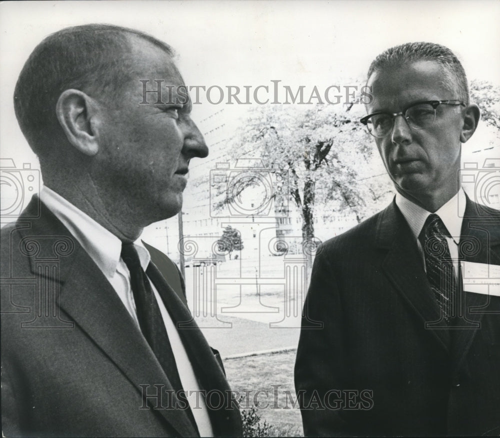 1966, Dr. John Kirklin (Right), Dr. Frommeyer, Jr., Alabama - Historic Images