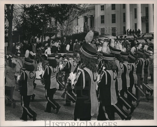 1987, Cullman Band plays for Favorite Son, Parade - abna33007 - Historic Images