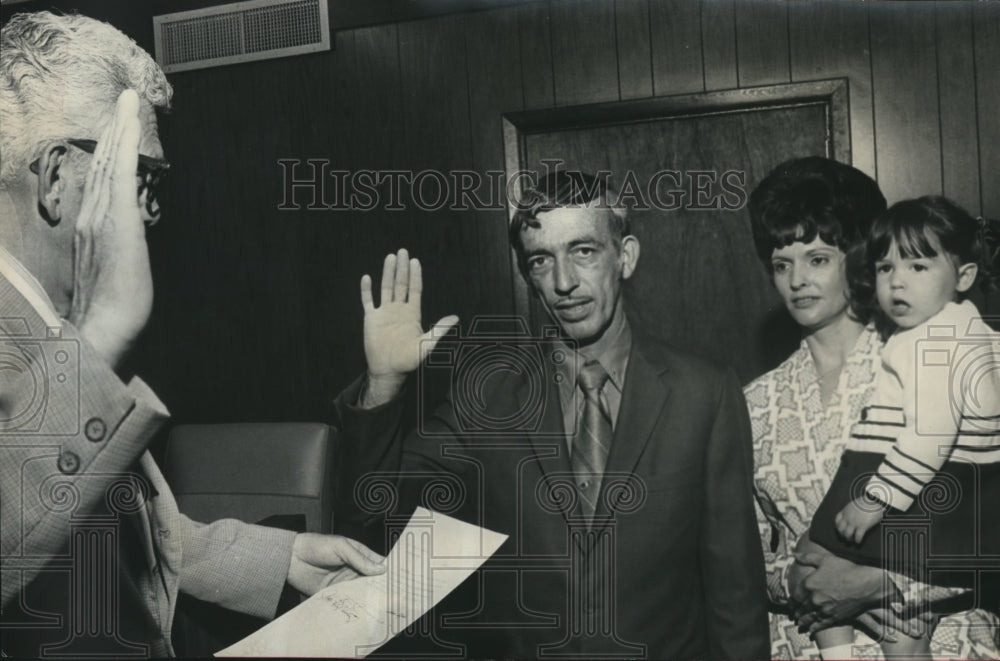 1974, Former Bessemer Street Department employee Amos Hyche, Others - Historic Images