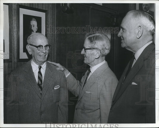1965 Press Photo Robert Jemison Jr., businessman, with Thomas, John C. Coleman - Historic Images