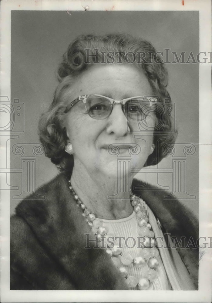 1966 Press Photo Mrs. J. C. Courtney, Clubwoman - abna33297 - Historic Images