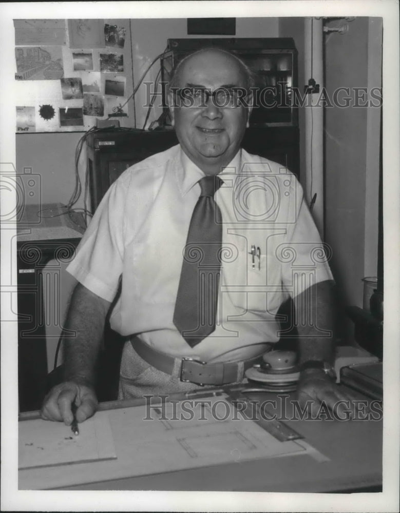 1976 Professor Fred Kummer, head of the department of AG engineering - Historic Images