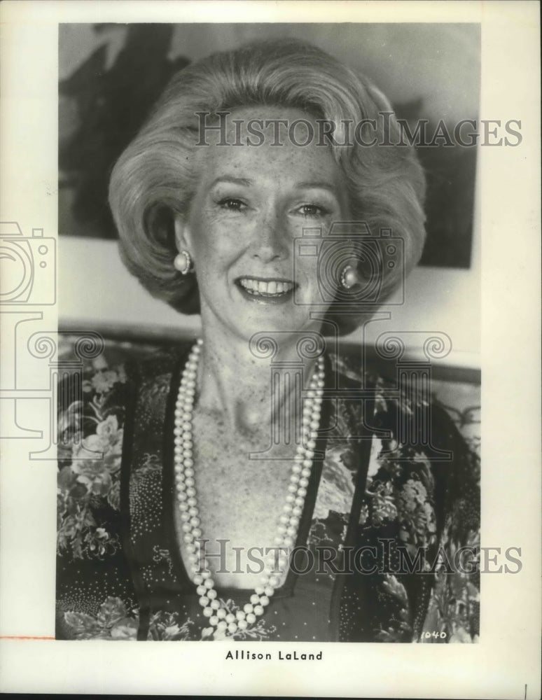 1979 Washington hostess Allison LaLand, Committee of 100 Clubwoman - Historic Images