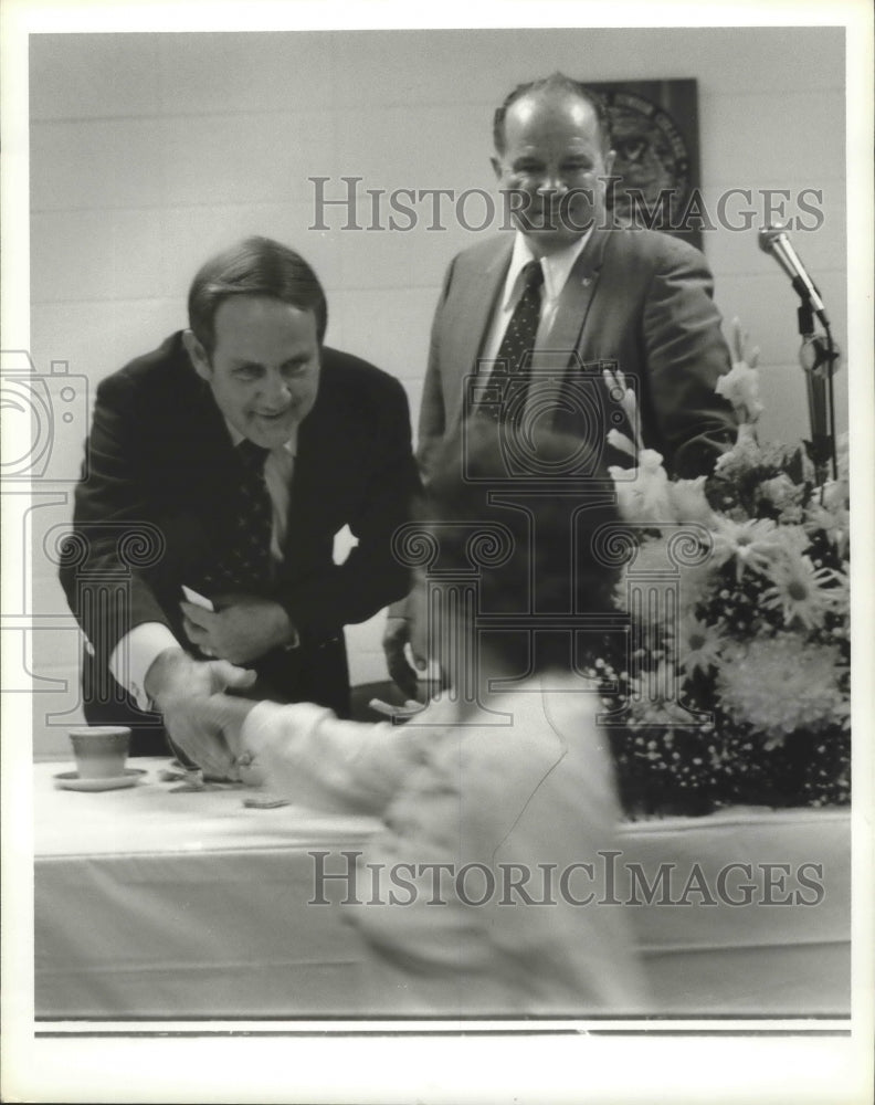 1979, Alabama Governor Fob James with unidentified others - abna33356 - Historic Images