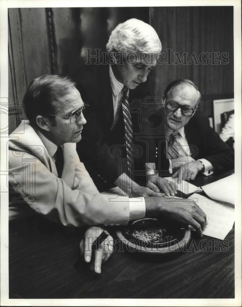 1981 Doctor Paul Hubbert, Doctor Rick McBride, Doctor Wayne Teague - Historic Images