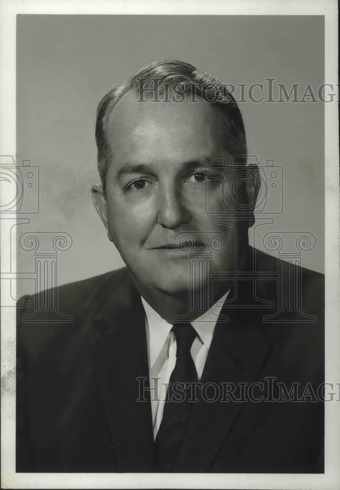 1971 Press Photo Ernest F. Ladd Jr., Merchants National Bank of Mobile, Alabama - Historic Images