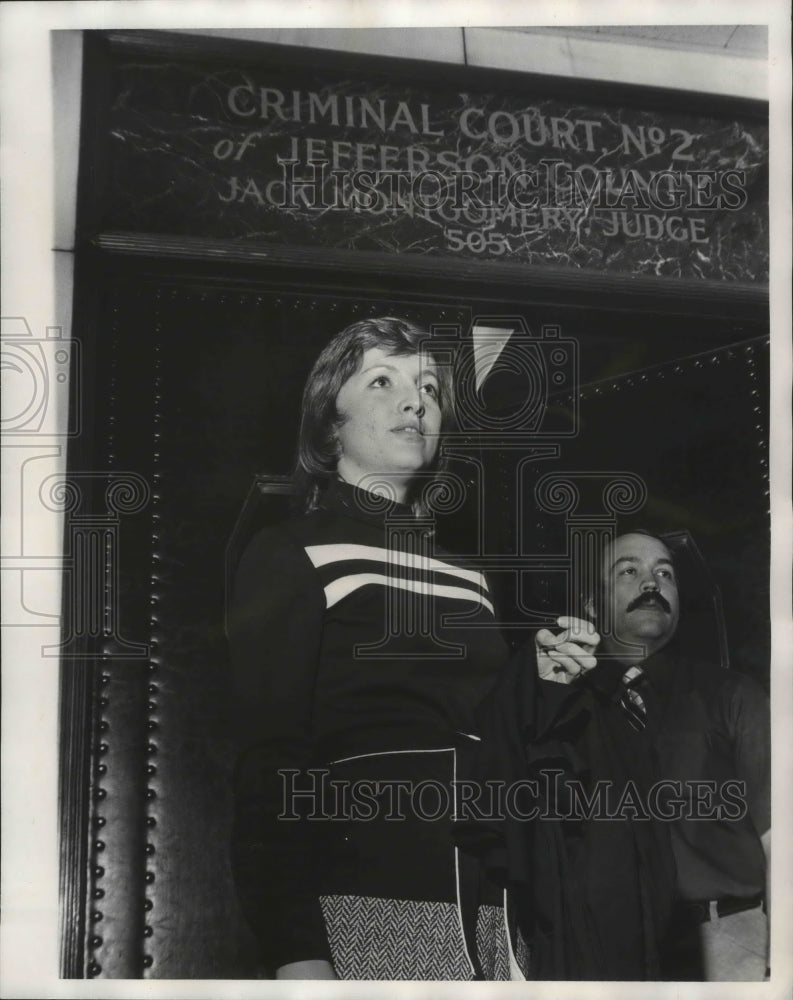 1975, Judge Judy Crittenden at Jefferson County Court room 2 - Historic Images