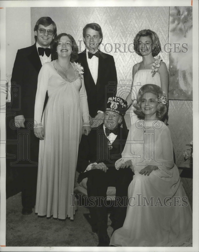 1978 Mr. and Mrs. Charles A. Long Junior, Shriner and Wife, Others - Historic Images