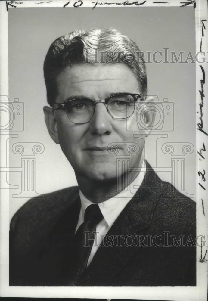 1967 Press Photo E. Davis Long, Alabama Power Company, Vice President - Historic Images