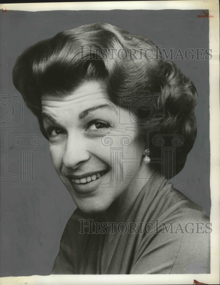 1962 Press Photo Actress Nancy Walker - abna33673 - Historic Images