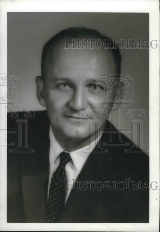 1966 Press Photo James A. Livingston, Liberty National Insurance Company - Historic Images