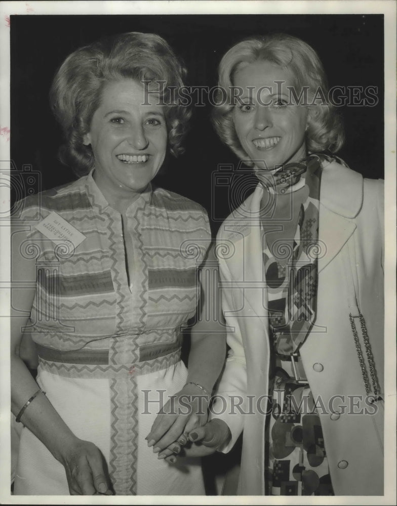 1974, Dot Little and Pat Edington of Women&#39;s Affairs Executive Group - Historic Images