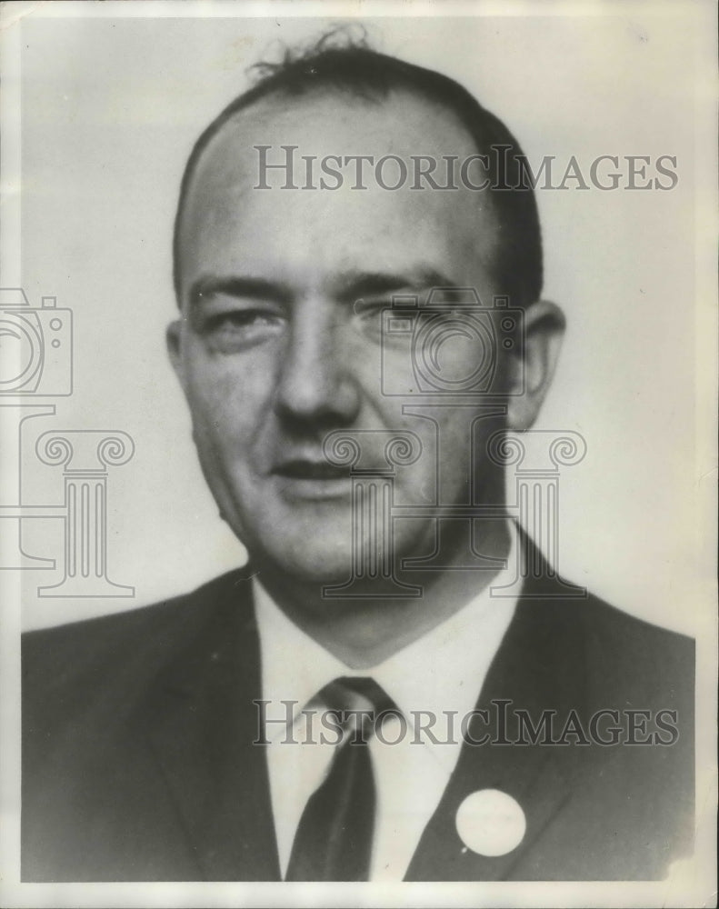 1970 Press Photo Jerome Couch, Anniston, Candidate for Governor of Alabama - Historic Images