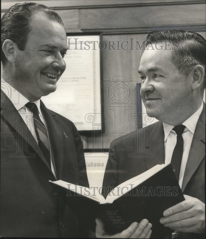 1965, Deputy prosecutor McCoy Whitmire with Solicitor Earl Morgan - Historic Images