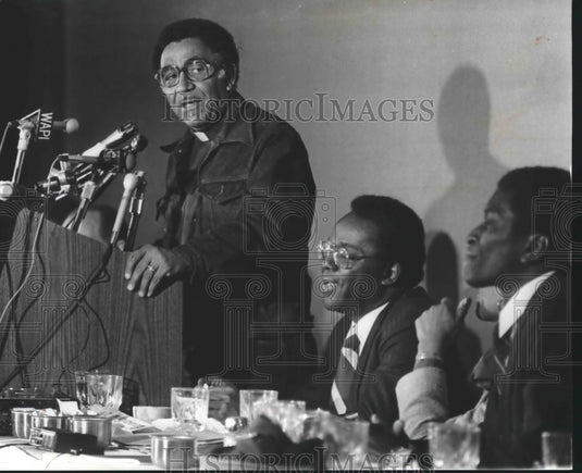 1988, Joe Lowery Addresses Southern Christian Leadership Conference - Historic Images