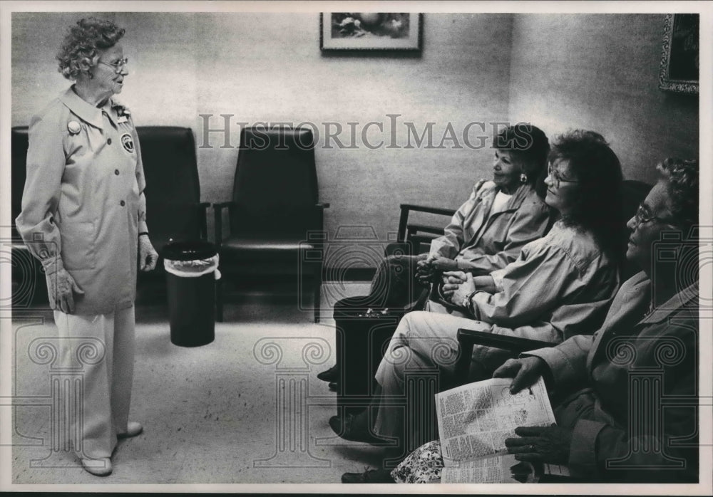 1989, Volunteers Seated and Standing, Carraway/Bessemer, Alabama - Historic Images