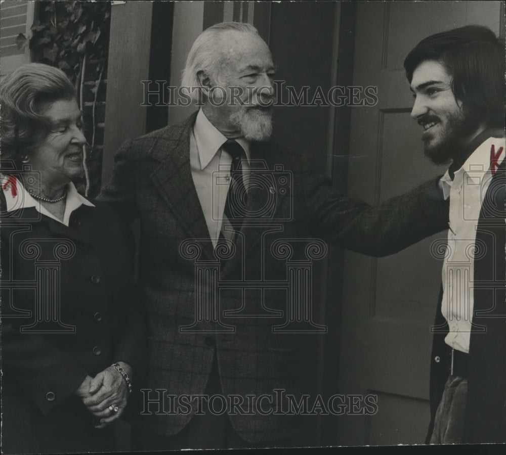 1973 Press Photo Jean-Marie Cousset welcomed to the Festival of Arts - abna34098 - Historic Images